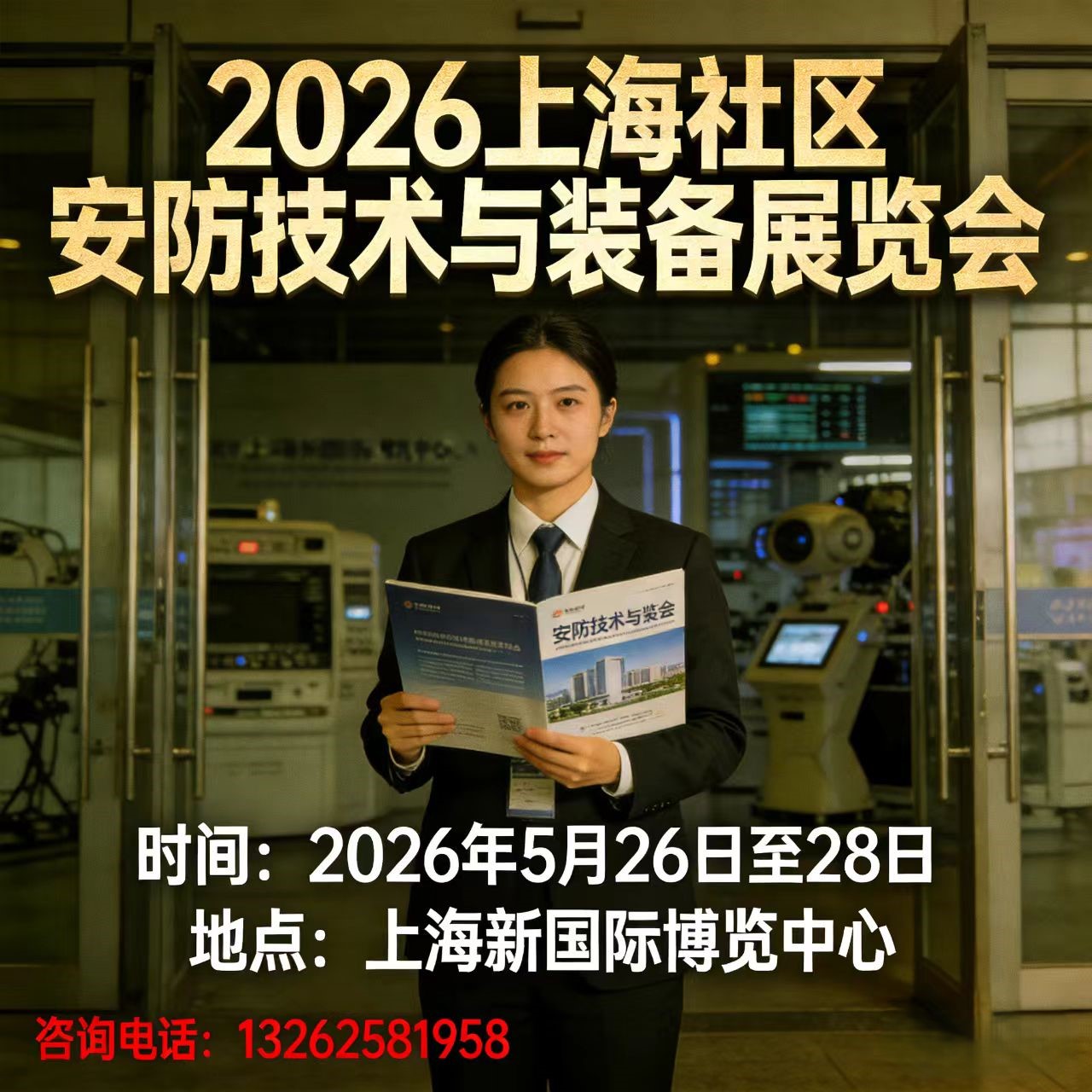 展会标题图片：安防展会2026上海社区安防技术与装备展览会